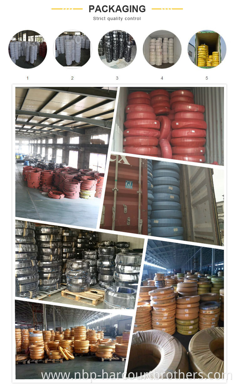 En856/Din 4Sp,4Sh High Pressure Rubber Hose Fittings Applied To The General Mining Equipment